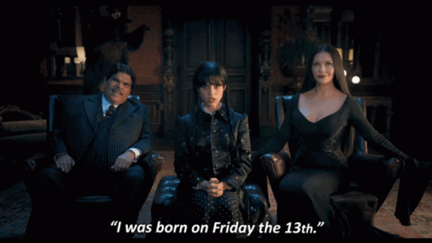 Spooky Wednesday Addams GIF
