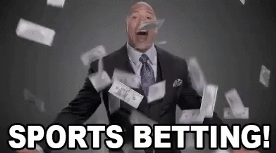 Sports Betting Dwayne Johnson GIF