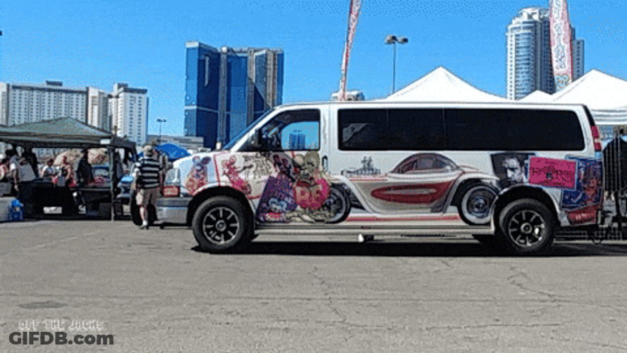 Sports Car Chevy Nova Classic GIF