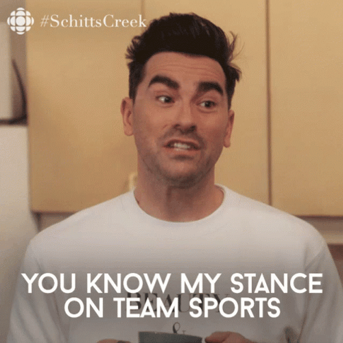 Sports David Rose Schitt's Creek GIF