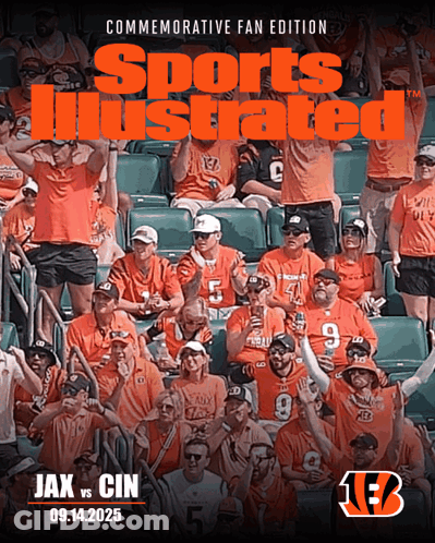 Sports Illustrated Commemorative Fan Edition Jax Vs Cin GIF