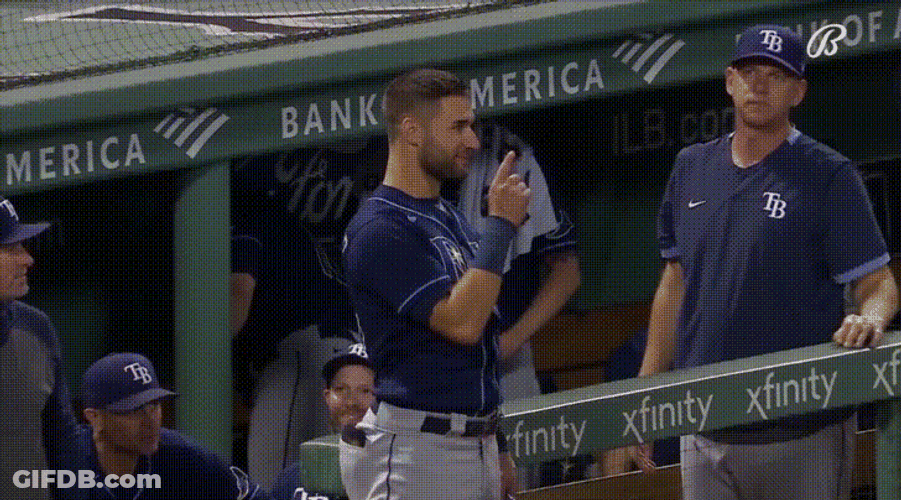 Sports Player Pointing Slowly GIF