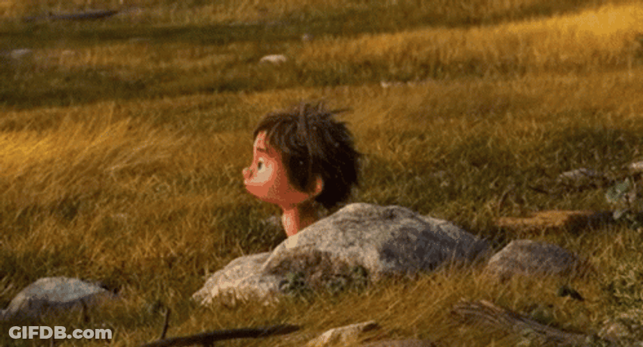 Spot Slow Motion Turning Head GIF