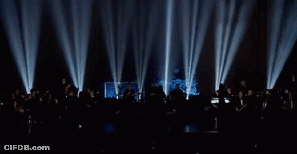 Spotlight Live Singing GIF