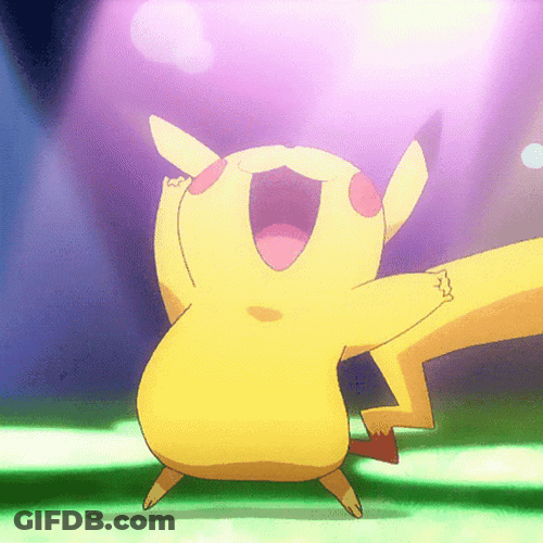 Spotlight Pikachu Dancing GIF