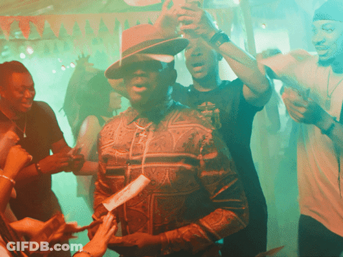 Spraying Money Making It Rain GIF