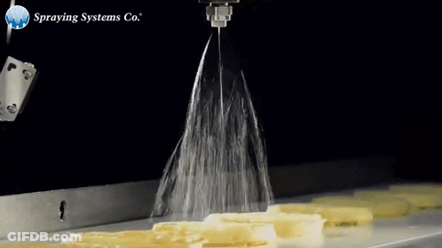 Spraying System Spraying Water On Food GIF