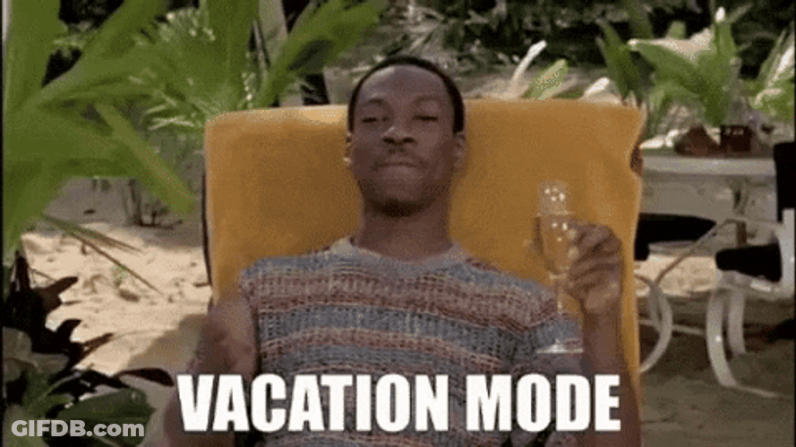 Spring Break Eddie Murphy Vacation Mode GIF