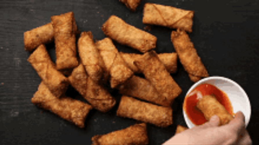 Spring Egg Rolls Dip GIF