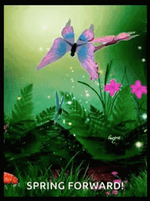 Spring Forward Artwork GIF