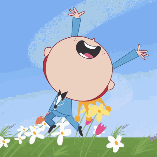 Spring Running Funko GIF
