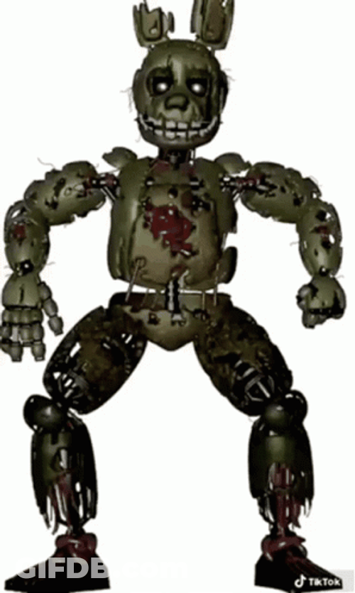 Springtrap Animation Hip Hop Dancing GIF