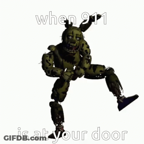 Springtrap Happy Dance Meme GIF