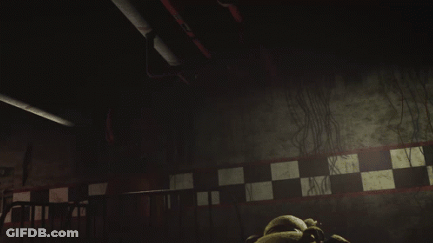 Springtrap Surprised Turning Around GIF