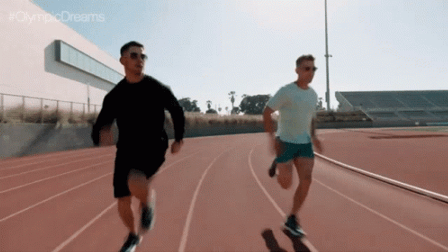 Sprinting Track And Field Athletes Olympic Dreams GIF