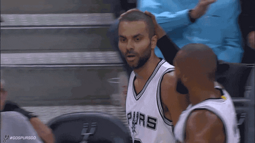 Spurs Tony Parker Patty Mills GIF