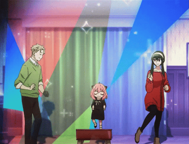 Spy X Family Dancing Anime Aesthetic GIF