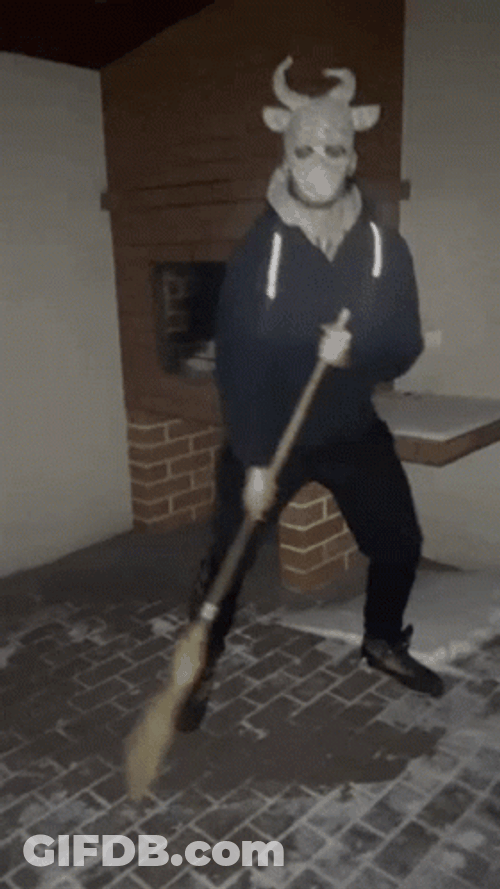 Squad Goat Sweep The Floor GIF