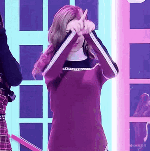 Square Dance Gesture Caryanne Kpop GIF