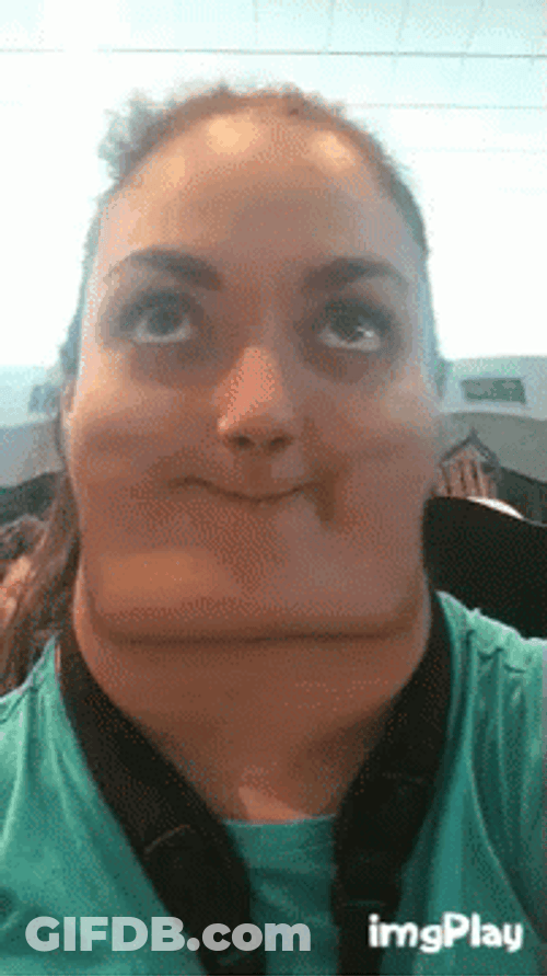Square Face App Filter Funny Face GIF