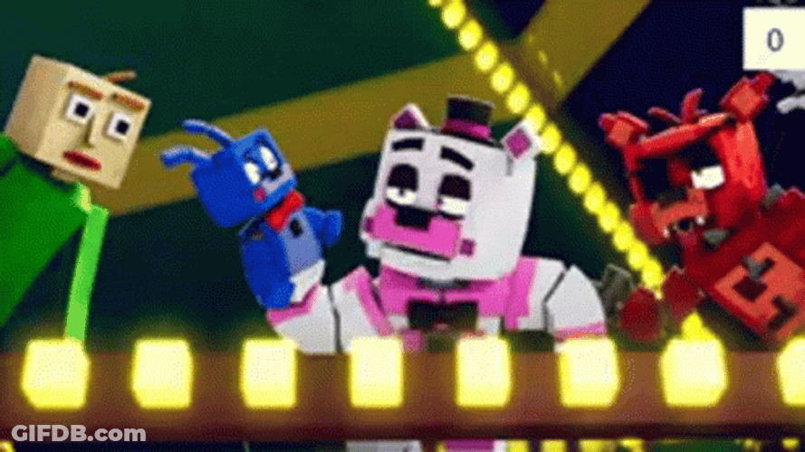 Square Head Baldi GIF