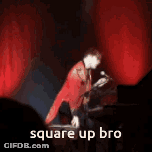 Square Up Bro David Meece Live GIF