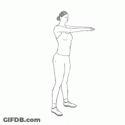 Squat Exercise Heart Fart GIF
