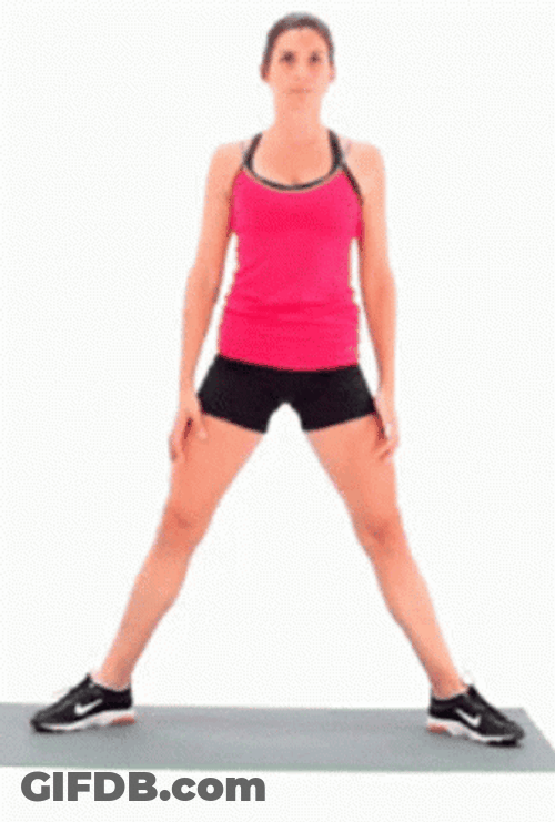 Squat Exercise Woman Fitness GIF