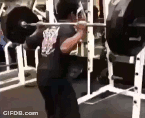 Squat Workout Fitness Exercise Epic Fail GIF
