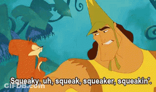 Squeaky Uh Squeak Squeaker Squeaking GIF