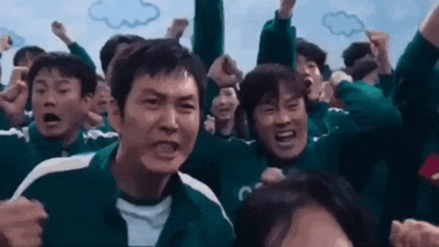 Squid Game Celebration GIF