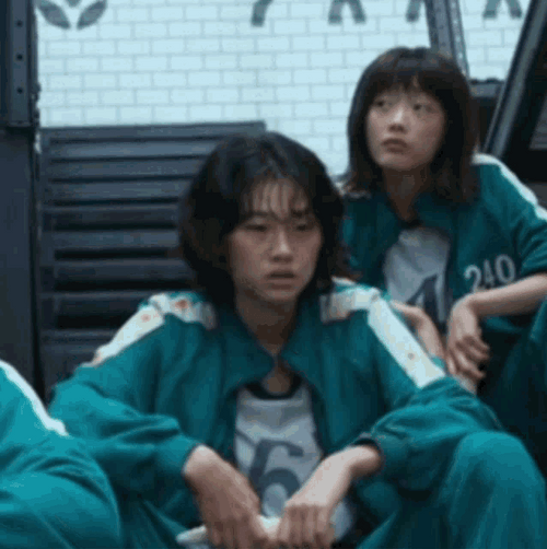 Squid Game Kang And Ji-Yeong GIF