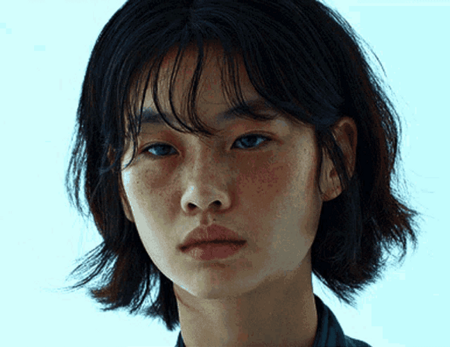 Squid Game Kang Sae-Byeok Speaking GIF