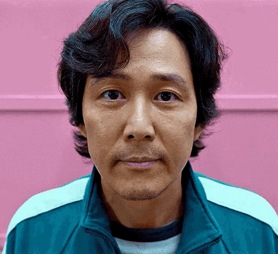 Squid Game Seong Gi-Hun Giggling GIF