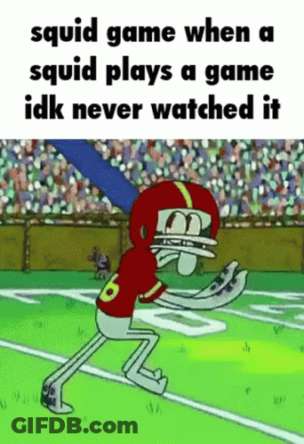 Squid Game Squid Playing Game GIF
