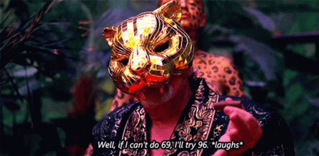 Squid Game VIP Gold Mask Guy GIF