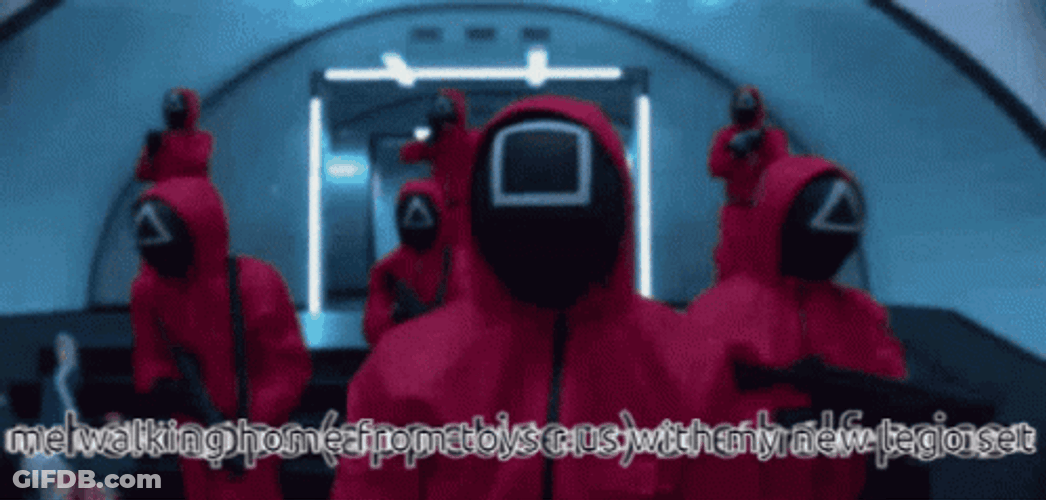 Squid Games Guards GIF