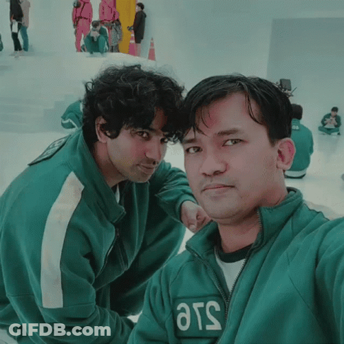 Squid Games Selfie GIF