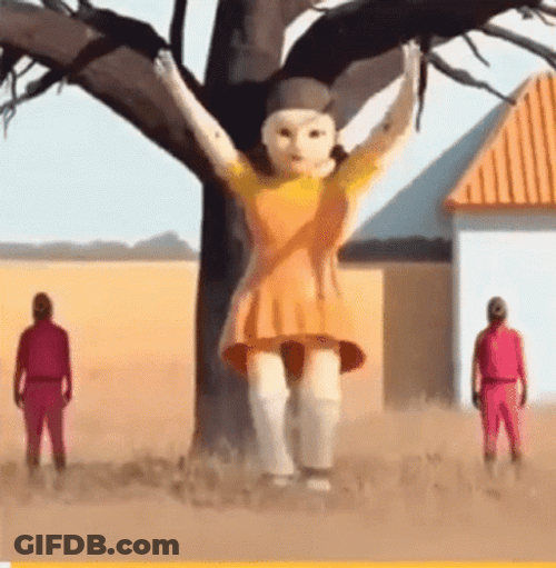 Squid Games Young-Hee Dancing GIF