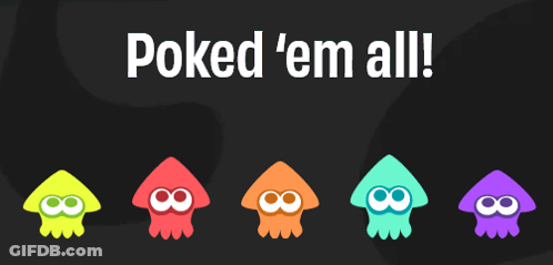 Squids Saying Poke Em All GIF