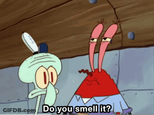 Squidward And Mr. Krabs Talking GIF
