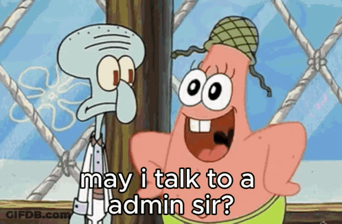 Squidward And Patrick Standing Together GIF