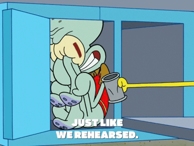 Squidward Can't Feel My Legs GIF