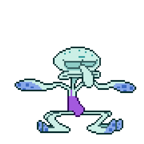 Squidward Cartoon Funny Just Dance GIF