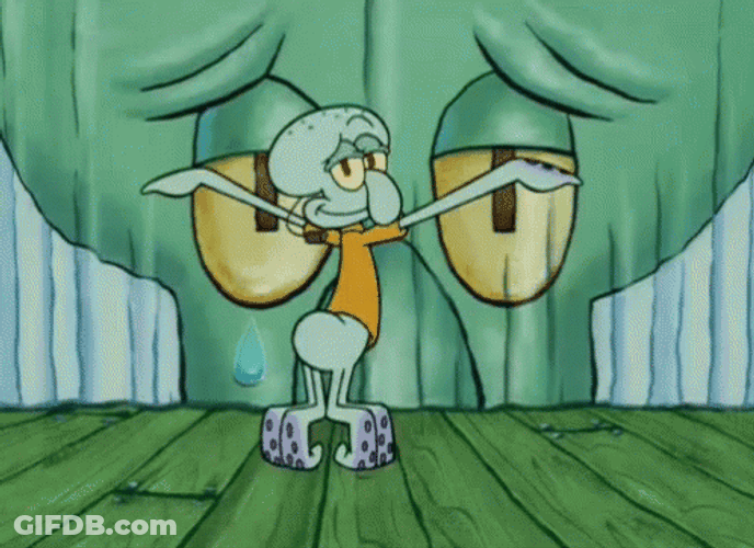 Squidward Dancing Shaking Hips GIF