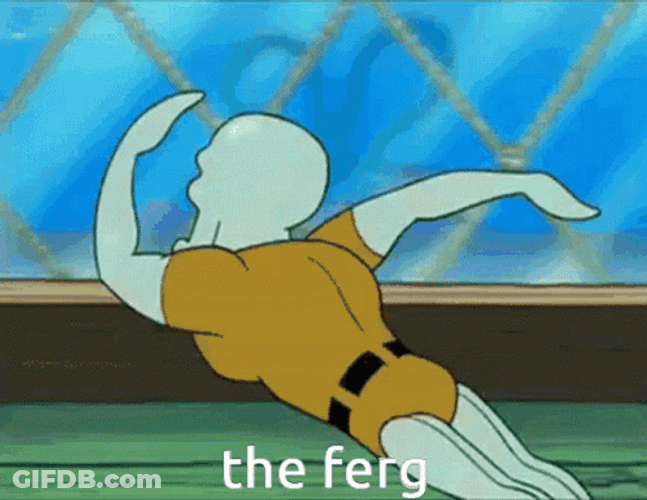Squidward Dancing The Ferg GIF
