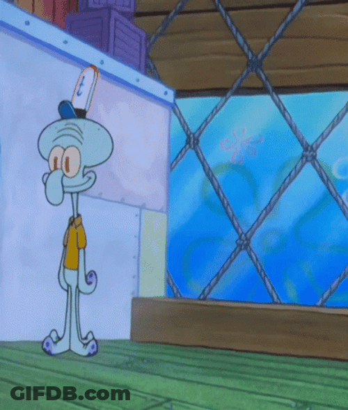Squidward Excited Dancing GIF