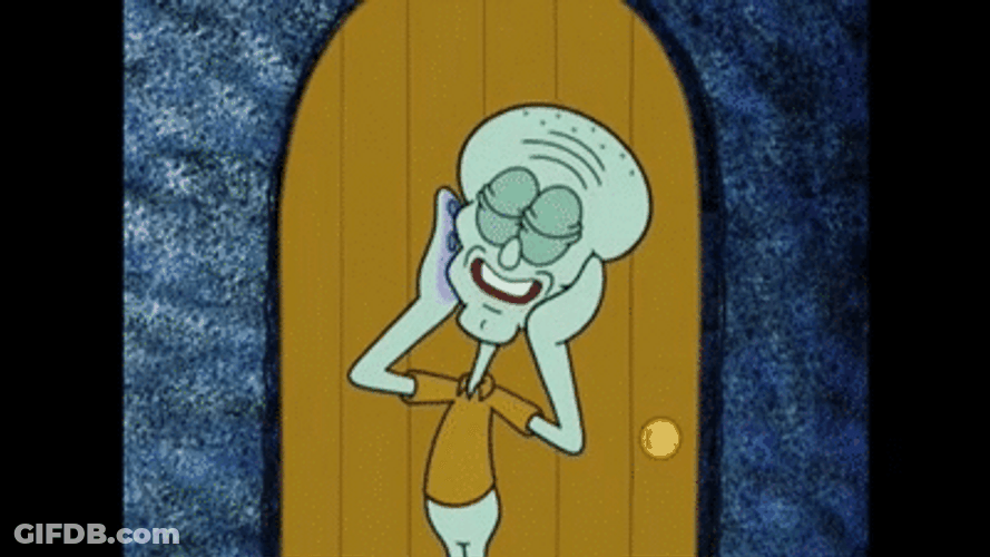 Squidward Feeling Handsome GIF