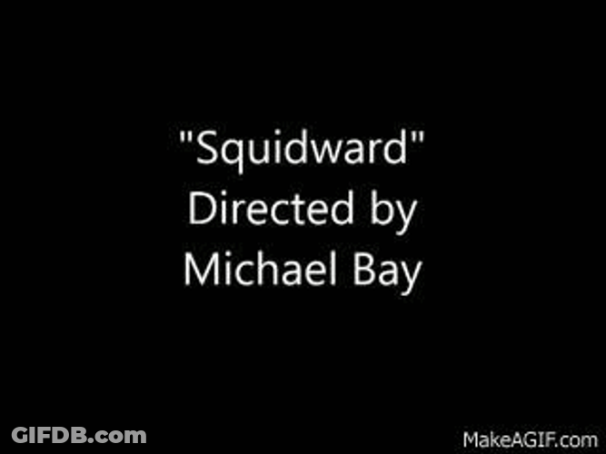 Squidward Film Meme GIF