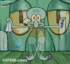 Squidward From SpongeBob SquarePants GIF